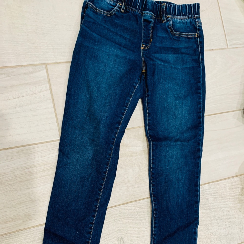 Gap Kids denim regular dark blue stretch jeggings
